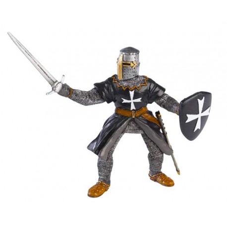 Hospitaller knight with sword black (old 39926)