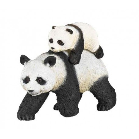 Panda et son bébé