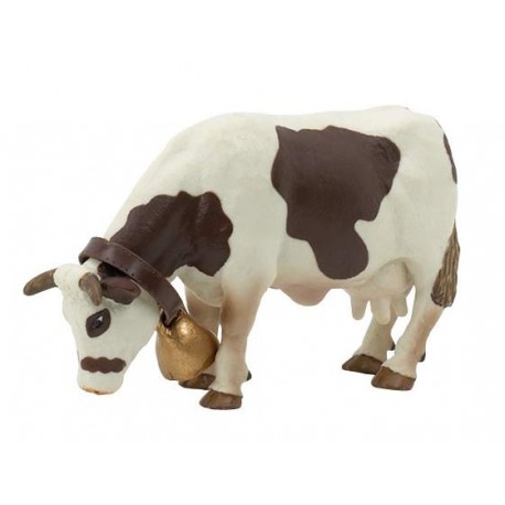 51011 Brown & white grazing cow with bell***