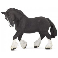 BLACK SHIRE HORSE