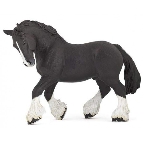 BLACK SHIRE HORSE