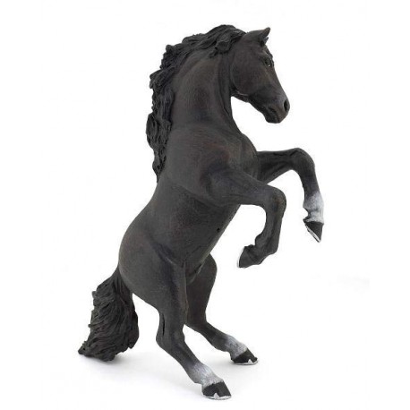 CHEVAL CABRÉ NOIR
