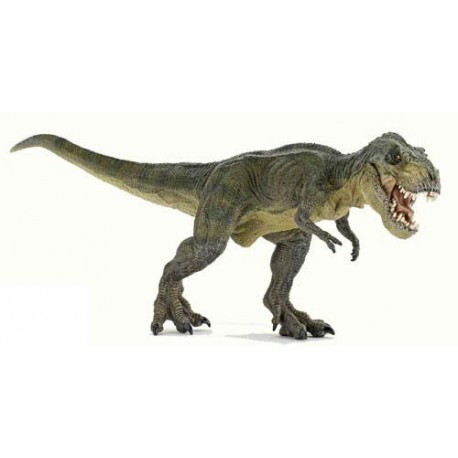 T-REX VERT À LA COURSE