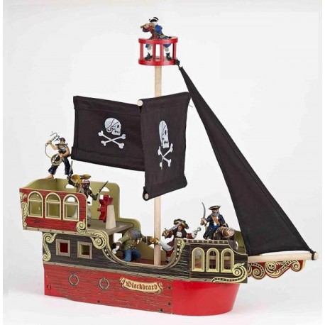 Bateau de pirate (bois)