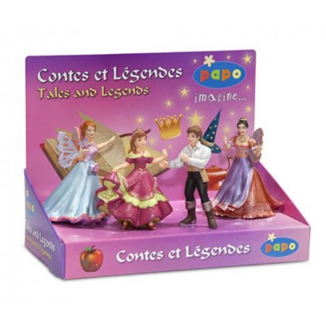 Display box Tales & Legends 1 (4 fig.) (Queen of elves