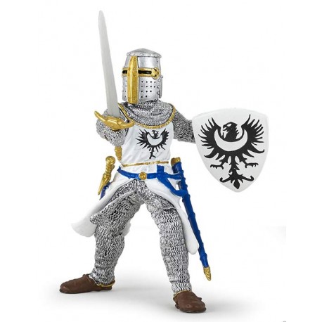 WHITE KNIGHT WITH SWORD